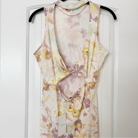 NWT Ted Baker Effi Cutout Twist Back Bodycon Dress - Size 4 - Picture 6 of 12